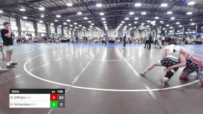 180 lbs Rr Rnd 1 - Bradley DiMiglio, Grit Mat Club Blue vs Gian Richardson, Iron Faith Wrestling