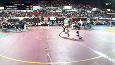 A - 132 lbs Cons. Round 3 - Jacob Murphy, Three Forks/Ennis vs Logan Barnes, Beaverhead Co. (Dillon) / Twin Bridges / Sheridan