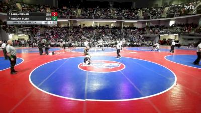 115 lbs 3rd Place Match - Sarah Vehar, Sequoyah vs Reagan Fizer, McEachern