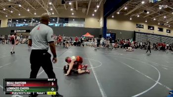 72 lbs Round 1 (4 Team) - Beau Switzer, FCA Hurricanes vs Lorenzo Choto, Daniel Cormier WA