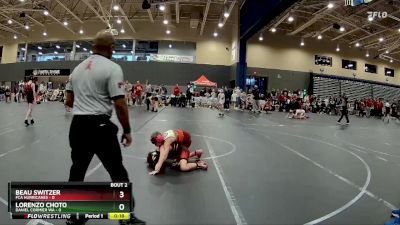 72 lbs Round 1 (4 Team) - Beau Switzer, FCA Hurricanes vs Lorenzo Choto, Daniel Cormier WA