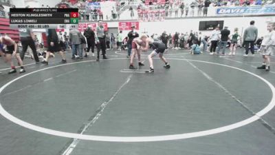 92 lbs Consi Of 4 - Heston Klinglesmith, Perry Wrestling Academy vs Lukas Lomeli, Shelton Wrestling Academy