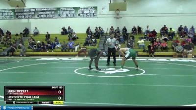 184 lbs Cons. Round 3 - Leon Tippett, Cuesta College vs Herberth Challapa, East Los Angeles College