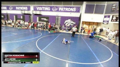 38 lbs Quarterfinal - Jett Meyer, Fremont Wrestling Club vs Axxton Mckeachnie, JWC