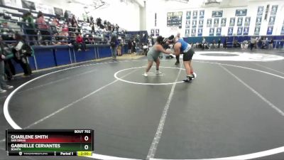 235 lbs Quarterfinal - Charlene Smith, San Dimas vs Gabrielle Cervantes, Bonita