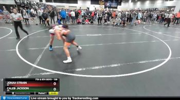 136 lbs Cons. Round 1 - Caleb Jackson, OK vs Jonah Strain, IN