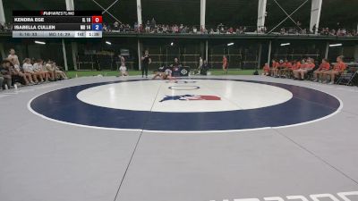 100 lbs Kendra Ege, Illinois vs Isabella Cullen, Missouri