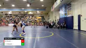 150 lbs Cons. Round 5 - Zoe Vasquez, La Quinta vs Natalie Bryant, Beaumont
