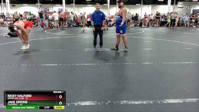 215 lbs Round 1 (4 Team) - Nick Mignone, Caldwell vs Taylor Javier, Spear Mat Club