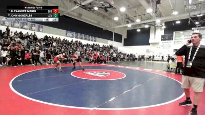 150 lbs Cons. Round 2 - John Gonzales, Ayala vs Alexander Marin, Corona