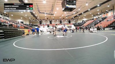 235 lbs Consolation - Camryn Eubanks, Durant High School Girls vs Chloe Falcon, Broken Arrow Girls HS