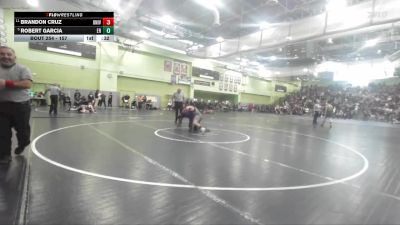 157 lbs Cons. Round 2 - Brandon Cruz, University vs Robert Garcia, EAGLE ROCK