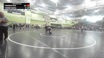 157 lbs Cons. Round 2 - Brandon Cruz, University vs Robert Garcia, EAGLE ROCK