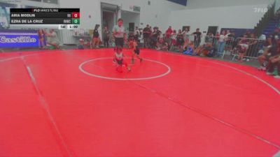 45 lbs Cons. Round 2 - Aria Modlin, Riverside Rascals vs Ezra De La Cruz, Rough House Wrestling Club