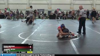 80 lbs Round 7 (8 Team) - Evan Restivo, Donahue vs Gabriel Ryzyi, Olympia