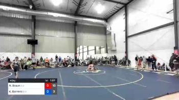 40 kg Prelims - Nathan Braun, Blairstown Wrestling Club vs Kamdyn Borrero, Bad Karma