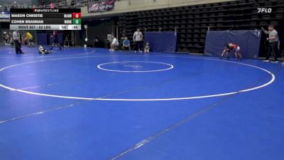 52 lbs Consi Of 8 #1 - Mason Christie, Mahwah vs Cohen Brannan, Monkton