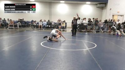 120 lbs Round Of 64 - Alex Rozas, LA vs Aidan Hare, TN