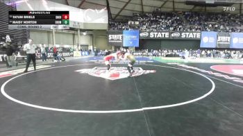 Girls 3A 140 lbs Cons. Round 2 - Maisy Norton, Enumclaw (Girls) vs Tatum Briels, Snohomish (Girls)