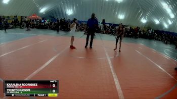 72 lbs Round 2 (3 Team) - Karalena Rodriguez, Kardiac Kidz vs Trenton Hosom, CP Wrestling