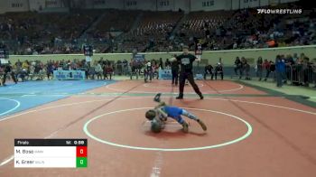 40 lbs Final - Micael Boso, Ironman Wrestling vs Kross Greer, Salina Wrestling Club (SWC)