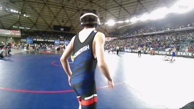 Boys 2A 106 lbs Champ. Round 1 - Ali Salim, Evergreen (Seattle) vs Aspen Brooker, Lindbergh