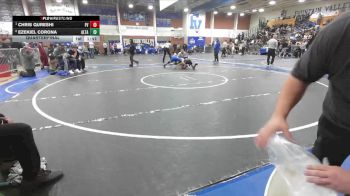 106 lbs Quarterfinal - Chris Qureshi, Fountain Valley vs Ezekiel Corona, Alta Loma