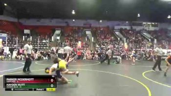 92 lbs Round 3 (4 Team) - Parker McDermott, Hartland vs Hayden Nutt, Dundee Blue