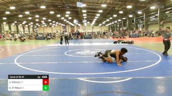 152 lbs Consi Of 32 #1 - Jaheim Gibson, NC vs Hansel Pompa-Mauri, FL