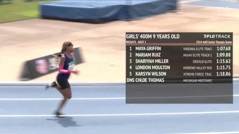 Youth Girls' 400m, Finals 1 - Age 9