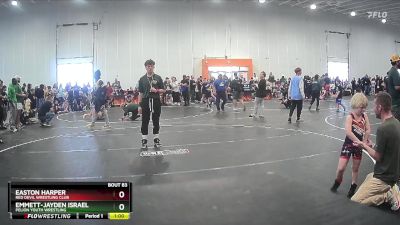 50 lbs Cons. Semi - Easton Harper, Red Devil Wrestling Club vs Emmett-Jayden Israel, Pelion Youth Wrestling