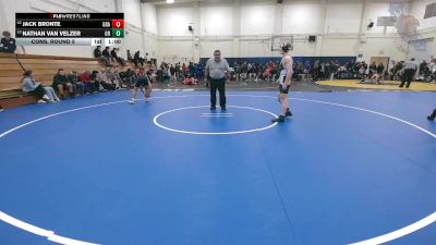 142 lbs Cons. Round 5 - Jack Bronte, Granada vs Nathan Van Velzer, Oak Ridge