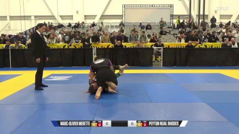 Peyton Nijal Rhodes vs Marc-Olivier Merette 2024 World IBJJF Jiu-Jitsu No-Gi Championship