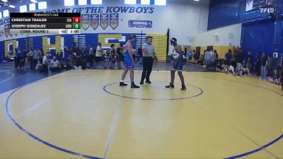 175 lbs Cons. Round 2 - Christian Trailer, Zephyrhills Christian vs Joseph Gonzalez, Jesuit