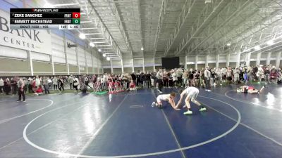 105 lbs Quarterfinal - Emmett Beckstead, Sanderson Wrestling Academy vs Zeke Sanchez, Sanderson Wrestling Academy