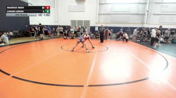 80 lbs 5th Place - Maddox Iman, WV vs Logan Linton, IL