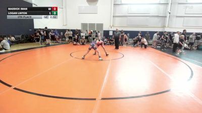 80 lbs 5th Place - Maddox Iman, WV vs Logan Linton, IL