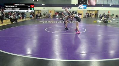 130 lbs Cons. Round 2 - Harper Johnson, Iowa City Liberty vs Megan Talyat, Xavier