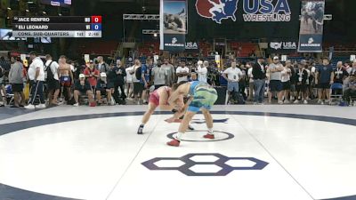 190 lbs Cons. Sub-quarters - Jace Renfro, Missouri vs Eli Leonard, Wisconsin