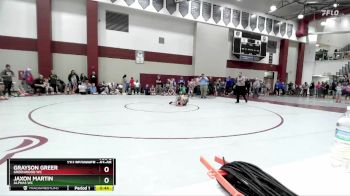 63-68 lbs Quarterfinal - Jaxon Martin, Alphas WC vs Grayson Greer, Greenwood WC