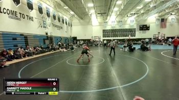 150 lbs Round 2 (4 Team) - Garrett Madole, Pinedale vs Aiden Herget, Central