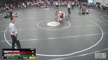 5A 175 lbs Quarterfinal - Brandon Lantos, Clover vs Connor Hamilton, Fort Dorchester