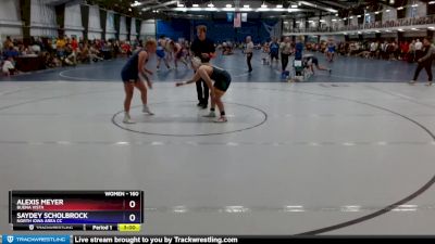 160 lbs Cons. Round 2 - Alexis Meyer, Buena Vista vs Saydey Scholbrock, North Iowa Area CC