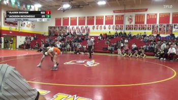 106 lbs Cons. Semi - Jackson McGonegle, Center Point-Urbana vs Sladen Shover, West Delaware, Manchester