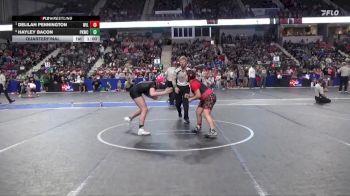 140 lbs Quarterfinal - Delilah Pennington, Wildcat vs Hayley Bacon, Plainville Kids Wrestling Club