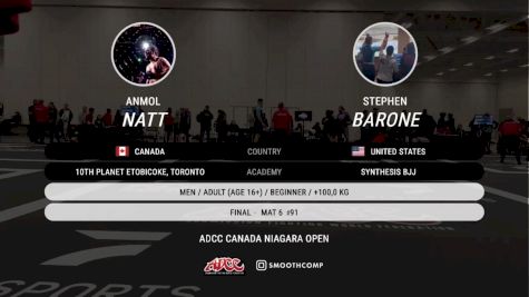 Anmol Natt vs Stephen Barone 2025 ADCC Niagara Open