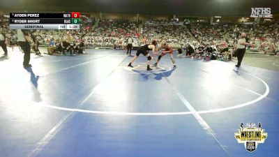 B3A-165 lbs Semifinal - Ayden Perez, Watonga vs Ryder Short, Blackwell