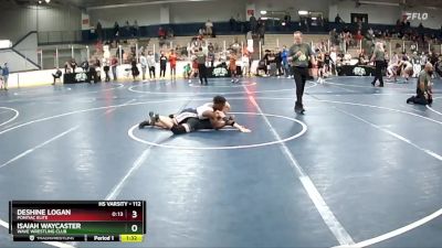 112 lbs Champ. Round 1 - Deshine Logan, Pontiac Elite vs Isaiah Waycaster, Wave Wrestling Club