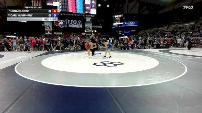 138 lbs Cons. Sub-quarters - Urijah Lopez, OH vs Cael Humphrey, CA