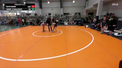 100 lbs Quarterfinal - Henry O`Halloran, Scots Wrestling Club vs Zayn Budri, All American Wrestling Club